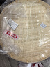 极景竹簸箕竹筛子手工竹编制品农家用大号圆簸箕晾晒筐 直径40cm高6cm 实拍图