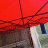 均璞 遮阳棚户外雨棚大排档帐篷广告摆摊伞车棚伸缩遮阳蓬折叠四角伞移动推拉棚遮阳宣传伞展销帐篷夜市地摊 红色2*2m 实拍图