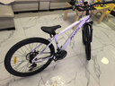 喜德盛26款黑客350黑客380山地车自行车成人21速铝合金男士女生学生上班 黑客350白灰色【2026升级款】 26寸x15.5寸身高150-165cm 实拍图