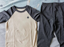 Q21【中暖】小暖皮儿童保暖内衣套装男女童秋衣秋裤校服神器 米蓝-拼色款 100 实拍图