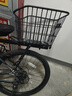 自行车后车筐山地车篮儿童折叠车后置篮子单车电动车后篮加大车篓书包架 【升级全快拆】铝合金货架+黑色后车筐 实拍图