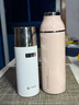 特美刻（TOMIC）保温杯男女陶瓷内胆焖茶杯钛茶隔水杯茶水分离锤纹杯子礼品定制 实拍图