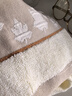 三利 毛巾家纺 纯棉枫叶毛巾 洗脸面巾 34x76cm 灰缎 实拍图
