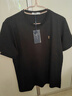 与狼共舞【含桑蚕丝】圆领短袖T恤男2025夏季新款刺绣凉感透气打底短t6623 黑色001 L (175) 实拍图