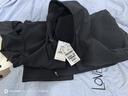 安踏防泼水软壳衣丨加绒弹力拒水外套男秋冬季运动夹克行政男装风衣 【抗紫外线+加绒+防泼+连帽】基础黑7602-5 2XL 实拍图