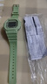 网红独角兽手表女初高中 韩版简约ins小方块显白学生原宿风电子表 抹茶绿 实拍图
