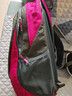 米熙mixi14英寸电脑包双肩包女大容量旅行包休闲运动背包20吋玫红5005 实拍图
