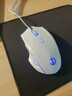 剑圣一族有线鼠标游戏鼠标电竞自定义宏编程鼠标适用联想华硕笔记本台式机电脑通用办公带侧键 G300 升级版7键-RGB灯-3200dpi-象牙白 实拍图