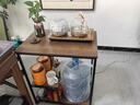 卓博茶几桌边桌沙发边几茶桌茶水柜茶台桌子CJ07胡桃色滑轮款 实拍图