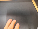 罗技（Logitech）办公游戏锁边鼠标垫 电竞鼠标垫 3MM细面加厚游戏办公小号鼠标垫  笔记本电脑橡胶防滑 曜石黑鼠标垫（250*300*3MM） 实拍图