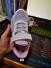 鸿星尔克（ERKE）童鞋男女童运动鞋儿童缓震轻便跑鞋淡紫粉/微晶白/神秘紫31 实拍图