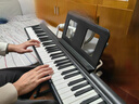特伦斯电子琴88键折叠琴成人儿童初学电钢键盘教学乐器V10家用便携钢琴 典雅黑+原装琴包+Z型琴架 实拍图