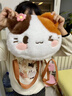 贝尚星三花猫毛绒玩具生日玩偶小猫公仔大容量斜挎包双肩包女孩生日礼物 实拍图