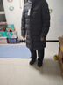 京东京造【聚热羽绒plus+】男士羽绒服外套冬季防钻绒长款 灰色XXL 实拍图
