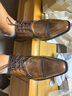 REGAL丽格T46B商务德比三接头正装型男男鞋头层牛皮皮鞋 BR(褐色) 39 实拍图