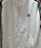 adidas情侣款复古风梭织立领夹克外套男女秋季阿迪达斯官方三叶草   亮白   L 实拍图