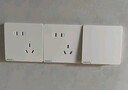 西门子（SIEMENS）插座面板套装 正五孔10只装量贩装 暗装86型 哑光亲肤 皓彩米绒白 实拍图