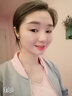 Qlady925银星星耳钉女学生韩版简约耳环气质韩国个性创意甜美可爱百搭耳饰品生日圣诞节礼物送女友 蓝沙星耳钉 实拍图