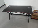 奥伦福特  电脑桌台式家用电竞游戏桌办公书桌简约书房写字桌子 碳纤维纹路单桌-120*60 升级款电竞桌 实拍图