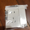 公牛（BULL）开关插座G57蝶翼超薄一开单控五孔带开关插座G57E333A暮雪白暗装 实拍图