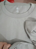 京东京造短袖女T恤纯棉女士t恤秋季新款女装打底衫白小T 浅灰色 S 实拍图
