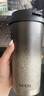 格米（germ）纯钛保温杯咖啡杯男女双饮吸管水杯教师节送礼礼物杯子500ML金 实拍图