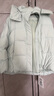坦博尔羽绒服女短款可拆卸帽时尚大廓形秋冬外套厚530368D 冰霜蓝 170  实拍图