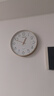 康巴丝（Compas）挂钟客厅钟表 简约石英钟表挂墙时钟卧室挂表 C3219B轻奢金 35cm 实拍图