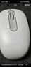 罗技（Logitech）M221 轻音鼠标 无线鼠标 办公鼠标 对称鼠标 带无线微型接收器 米白色 实拍图