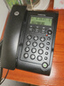 摩托罗拉（Motorola）电话机座机 蓝色背光 显示清晰 免提免打扰 桌墙两用 家用办公 有绳固定电话机 CT220黑色 实拍图