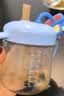 科巢儿童牛奶杯1-3-6岁以上喝奶瓶PPSU刻度直饮吸管水杯宝宝学饮 布鲁挖掘机-260ml（满口330ml） 【直饮口】 实拍图