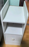 京晴家居（TSING FURNITURE）窄床头柜小型尺寸柜子迷你简约现代置物储物卧室简易夹缝床边柜 暖白单抽20CM 晒图有礼 实拍图
