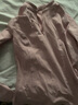 爱暇步 瑜伽服女套装秋冬款高端专业普拉提健身服拉链衫长袖运动T恤显瘦 湘妃粉/莱卡磨毛/带胸垫/上衣 L 实拍图
