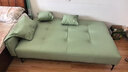 韶宜沙发床一体两用2025新款双人沙发家用客厅大象耳朵猫爪皮卧室沙发 猫抓皮【青绿色】耐磨易清洁 含乳胶层（三人1.7m)送抱枕*2-可折叠 实拍图