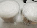 棉签一次性双头化妆棉棒掏耳朵家用棉签棒棉花棒日用 圆头+尖头 常规款 500枚 【精致盒装】 实拍图