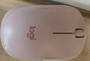 罗技（Logitech）M196 无线蓝牙鼠标 办公鼠标 笔记本商务办公家用 小巧便携 对称手型 玫瑰粉 实拍图