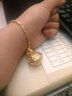 千宝莱宫铃铃铛手链 服饰挂链可爱时尚脚链 宫铃金色 5370 实拍图