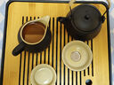 京东京造 茶具整套 功夫茶具陶瓷套装茶壶茶杯茶盘【黑陶提梁壶】 12件套  实拍图