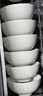 洁雅杰陶瓷碗中式白瓷小碗家用4.5英寸米饭碗喝汤碗面碗套装10只装 实拍图