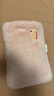 彩虹暖手宝热水袋电热暖手宝暖肚子暖水袋暖脚暖身暖手宝宝充电 粉色 实拍图