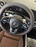S.CHUANG奔驰方向盘套E300L GLC260 GLB220 GLA200超薄高档车把套A/C/E级 圆形【黑棕】奔驰专车定制 实拍图