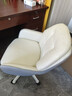 科润沙发电脑椅人体工学椅子办公学习家用舒适久坐卧室化妆宿舍书桌椅 【8仓次日达】双层款-婴肤科技布-卡其色 不可调节 固定扶手 双层加厚软包 实拍图