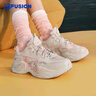 FILA FUSION潮牌斐乐女鞋BUBBLE泡泡鞋时尚百搭休闲鞋运动鞋女 安哥拉棕/百花香粉 新色上市 36 实拍图