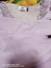 浪莎保暖内衣女单件加厚加绒打底美体秋衣无缝秋冬保暖上衣 浅紫 实拍图