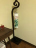 菡萏中式落地灯卧室书房客厅创意中国风酒店复古陶瓷实木艺术床头灯饰 手绘荷花 实拍图