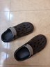 海澜之家HLA凉鞋男士户外洞洞鞋沙滩拖鞋HAALXM2DBK047 黑色42/43(双码) 实拍图