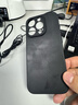 品胜 适用苹果15Pro手机壳 iPhone15Pro柔性液态壳全包防摔防磨防震亲肤男女款超薄保护套软壳 黑色 实拍图