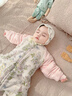 威尔贝鲁（WELLBER）恒温睡袋婴幼儿1-3岁竹棉睡衣秋冬儿童宝宝防踢被子厚夹棉 绮梦S 实拍图