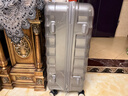 美旅新秀丽旗下行李箱时尚轻盈拉杆箱密码箱大学生男女出差箱子\NC2 银色【全球3年质保】 28英寸 |箱重4.6kg|有侧提手 实拍图