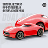 野蛮娃娃遥控车红点奖rc专业全比例漂移车男孩玩具高速跑车模型圣诞礼物 17cm霍尔红 Type-C充电版 实拍图